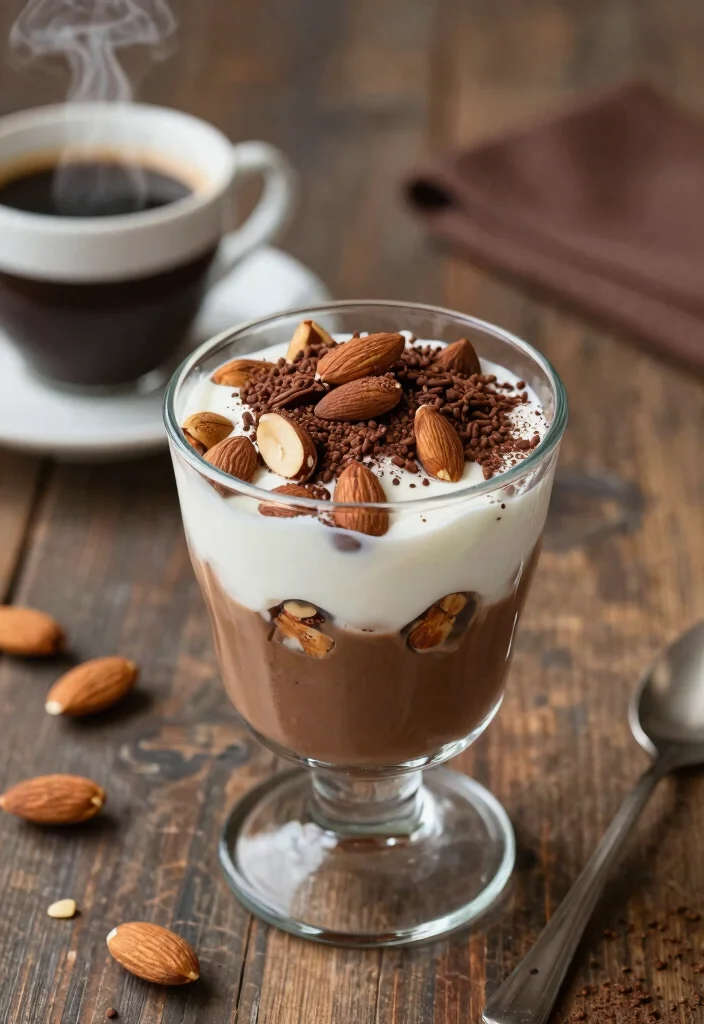10 Keto Parfait Recipes for Easy Layered Desserts - 7. Mocha Almond Joy Parfait 1