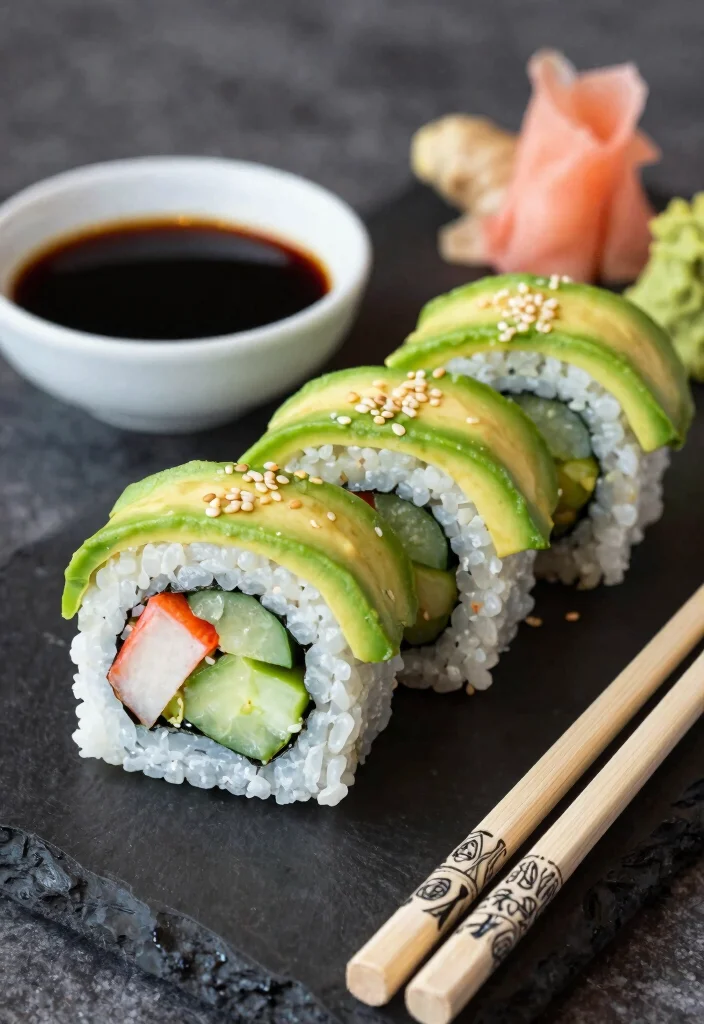 10 Keto Sushi Recipes for Creative Low Carb Rolls - 1. California Roll with Cauliflower Rice 1