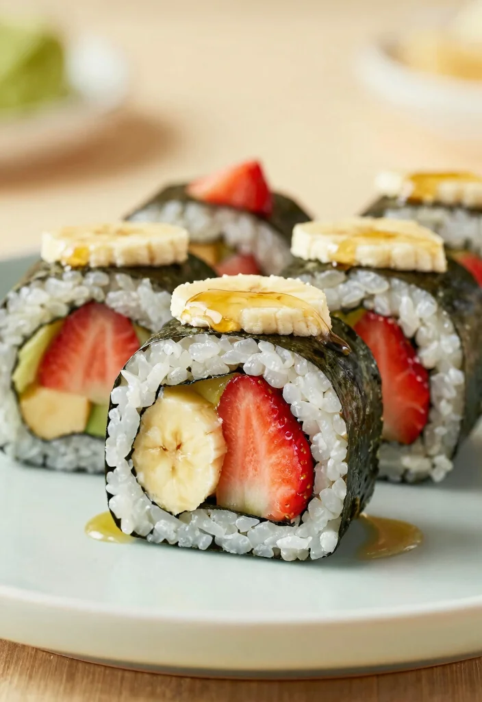 10 Keto Sushi Recipes for Creative Low Carb Rolls - 10. Dessert Sushi Rolls 1