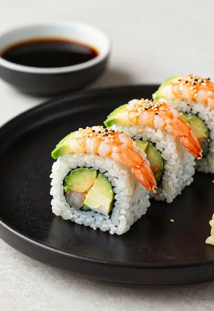 10 Keto Sushi Recipes for Creative Low Carb Rolls - 9. Shrimp Tempura Roll 1