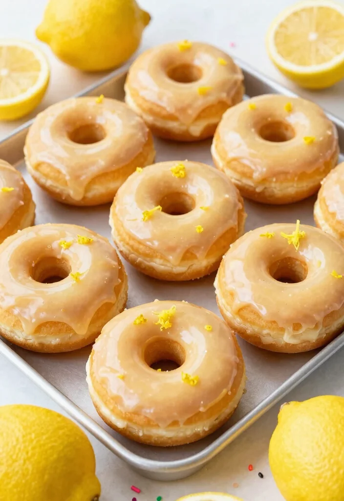 10 Lemon Curd Dessert Recipes for Tangy Creamy Treats - 10. Lemon Curd Donuts 1