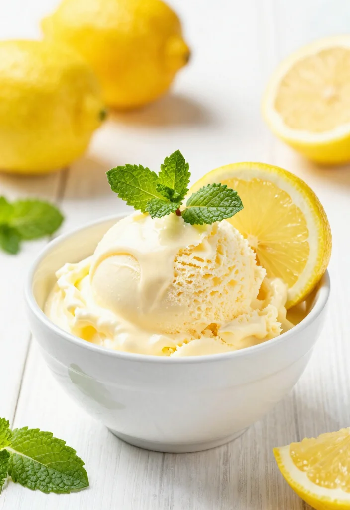 10 Lemon Curd Dessert Recipes for Tangy Creamy Treats - 5. Lemon Curd Ice Cream 1