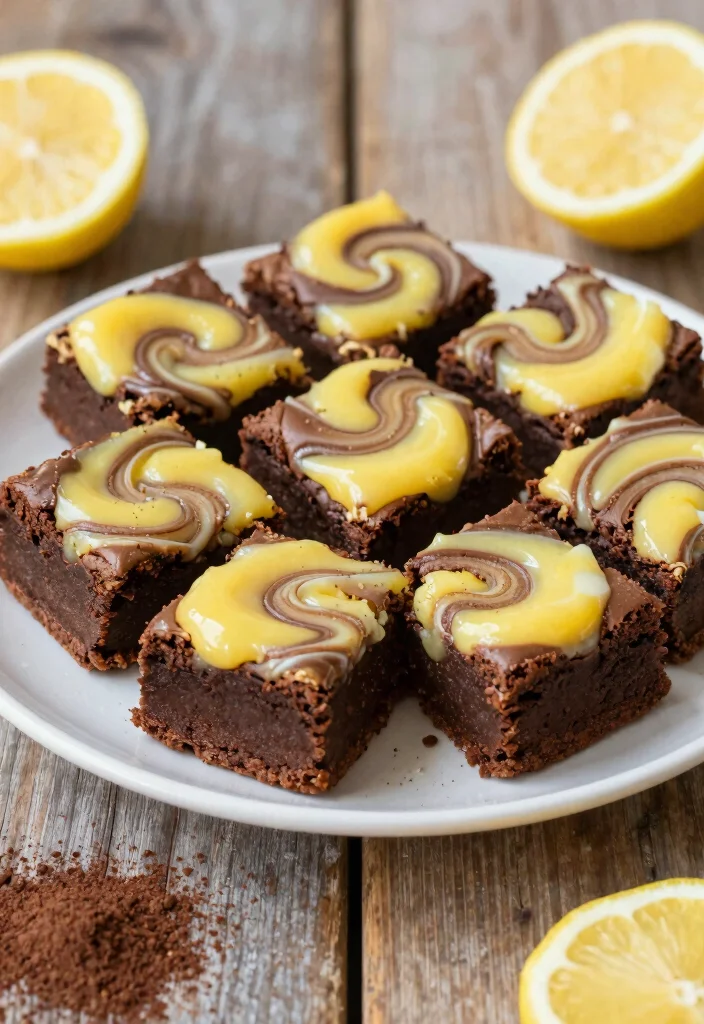 10 Lemon Curd Dessert Recipes for Tangy Creamy Treats - 7. Lemon Curd Brownies 1