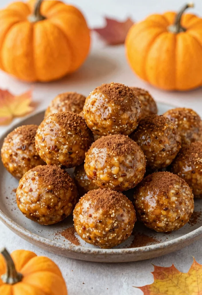 10 Low Glycemic Dessert Recipes for Balanced Sweet Treats 45 10 Low Glycemic Dessert Recipes for Balanced Sweet Treats - 5. Pumpkin Spice Energy Balls 1