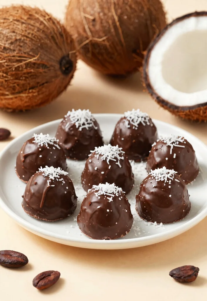 10 Low Glycemic Dessert Recipes for Balanced Sweet Treats 56 10 Low Glycemic Dessert Recipes for Balanced Sweet Treats - 6. Dark Chocolate Coconut Bites 1