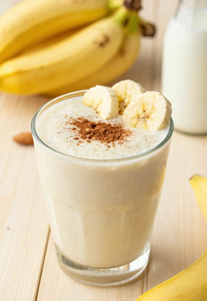 10 Vegan Juice Recipes for Fresh Clean Energy 100 10 Vegan Juice Recipes for Fresh Clean Energy - 10. Almond Banana Bliss 1