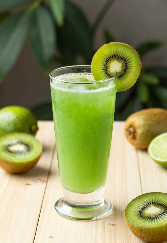 10 Vegan Juice Recipes for Fresh Clean Energy 78 10 Vegan Juice Recipes for Fresh Clean Energy - 8. Kiwi Lime Refresher 1