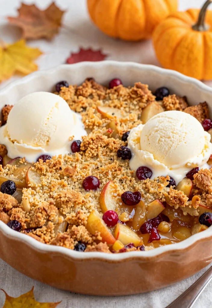 12 Autumn Healthy Recipes for Cozy Nutritious Eating - 12. Autumn Fruit Crisp 1