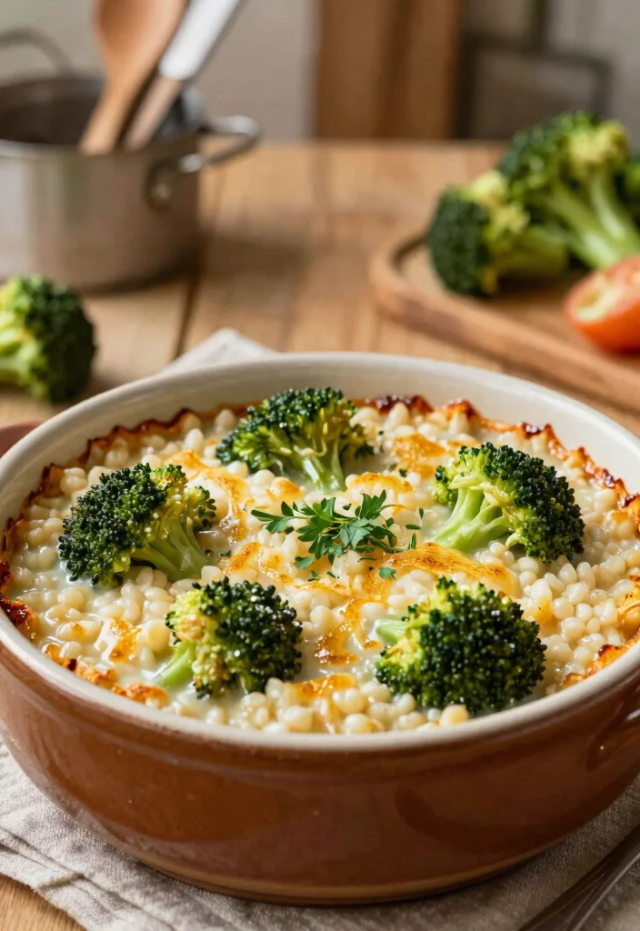 12 Barley Dinner Recipes for Hearty Wholesome Meals 56 12 Barley Dinner Recipes for Hearty Wholesome Meals - 6. Creamy Barley and Broccoli Bake 1