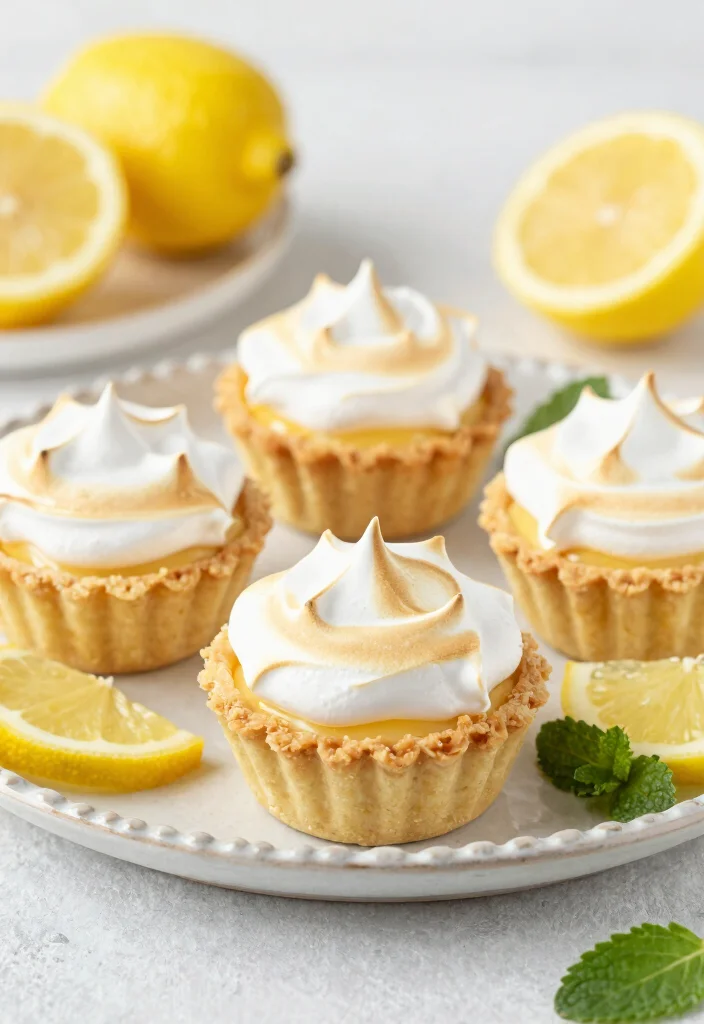 12 Best Lemon Dessert Recipes with Bright Fresh Flavor - 11. Easy Lemon Meringue Pie Cups 1