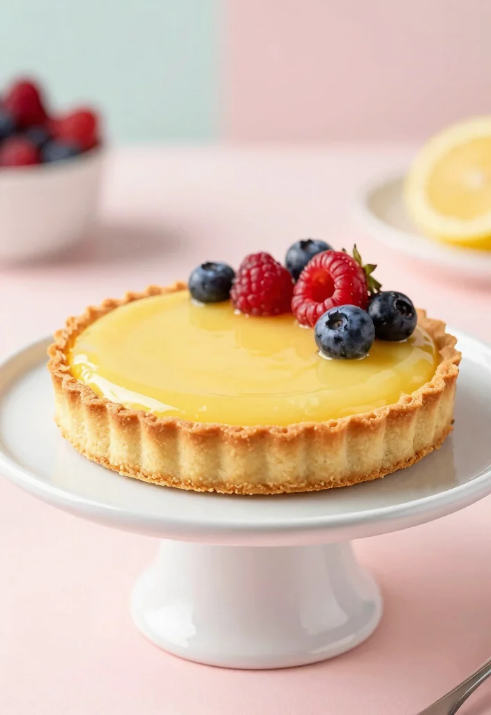 12 Best Lemon Dessert Recipes with Bright Fresh Flavor - 8. Light Lemon Tart with Almond Crust 1