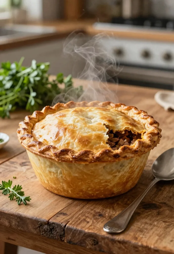 12 Brisket Dinner Recipes for Hearty Comfort Meals - 12. Brisket Pot Pie with a Flaky Crust 1
