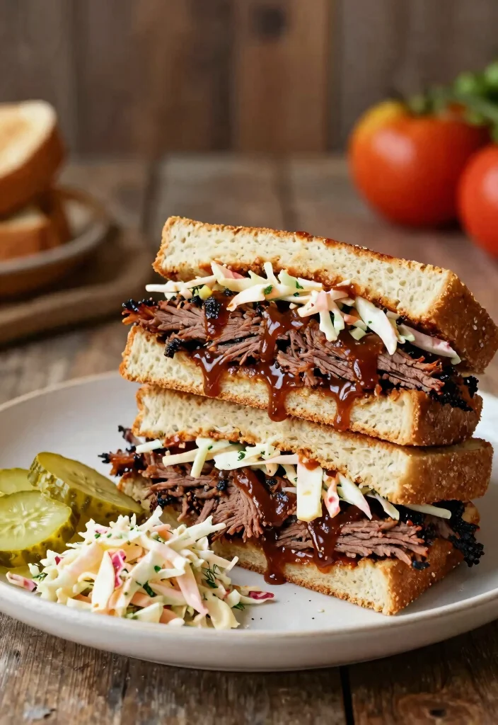 12 Brisket Dinner Recipes for Hearty Comfort Meals - 4. Sweet and Spicy Brisket Sandwiches 1
