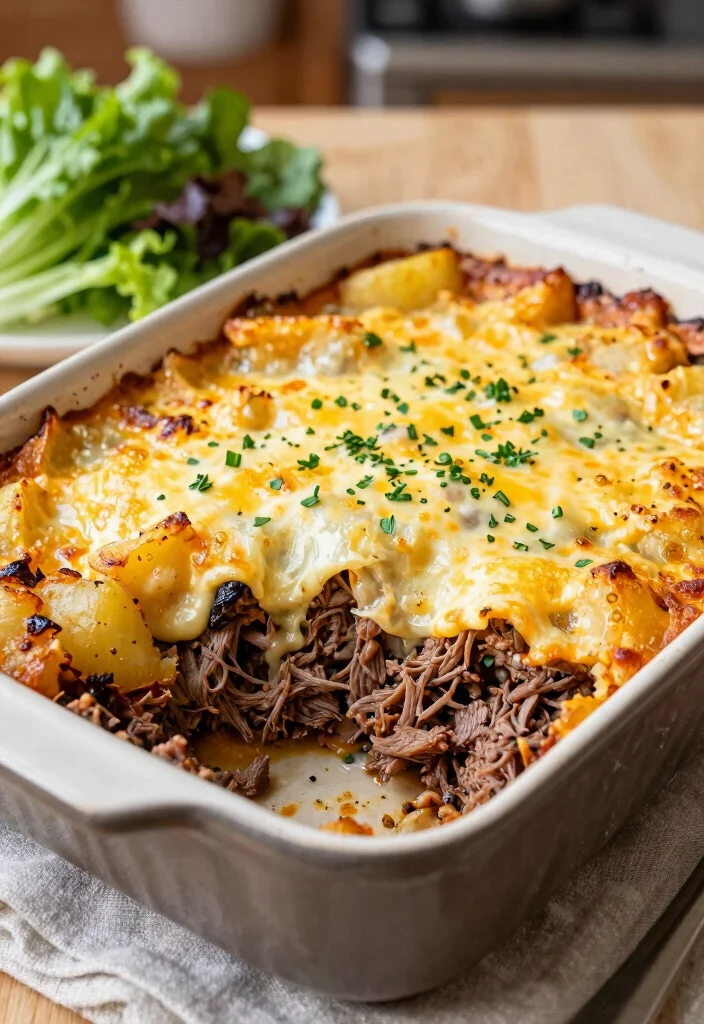 12 Brisket Dinner Recipes for Hearty Comfort Meals - 7. Brisket Potato Casserole 1