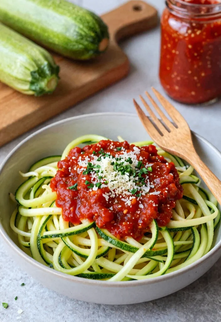 12 Easy Meatless Dinner Recipes for Simple Weeknights 89 12 Easy Meatless Dinner Recipes for Simple Weeknights - 9. Zucchini Noodles with Marinara 1