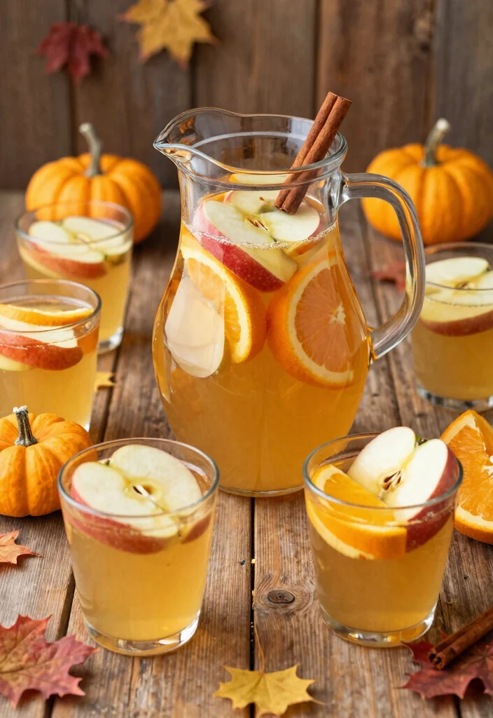 12 Fall Dinner Party Recipes for Cozy Gatherings - 10. Apple Cider Sangria 1