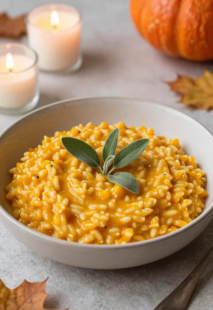 12 Fall Dinner Party Recipes for Cozy Gatherings - 4. Savory Pumpkin Risotto 1