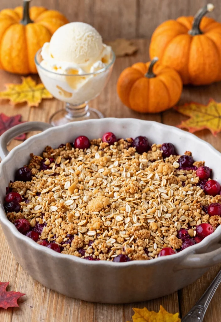 12 Fall Dinner Party Recipes for Cozy Gatherings - 8. Cranberry & Pear Crisp 1