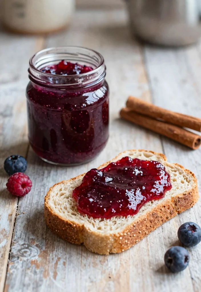 12 Healthy Cinnamon Recipes for Warm Naturally Sweet Flavor - 12. Cinnamon Berry Chia Jam 1