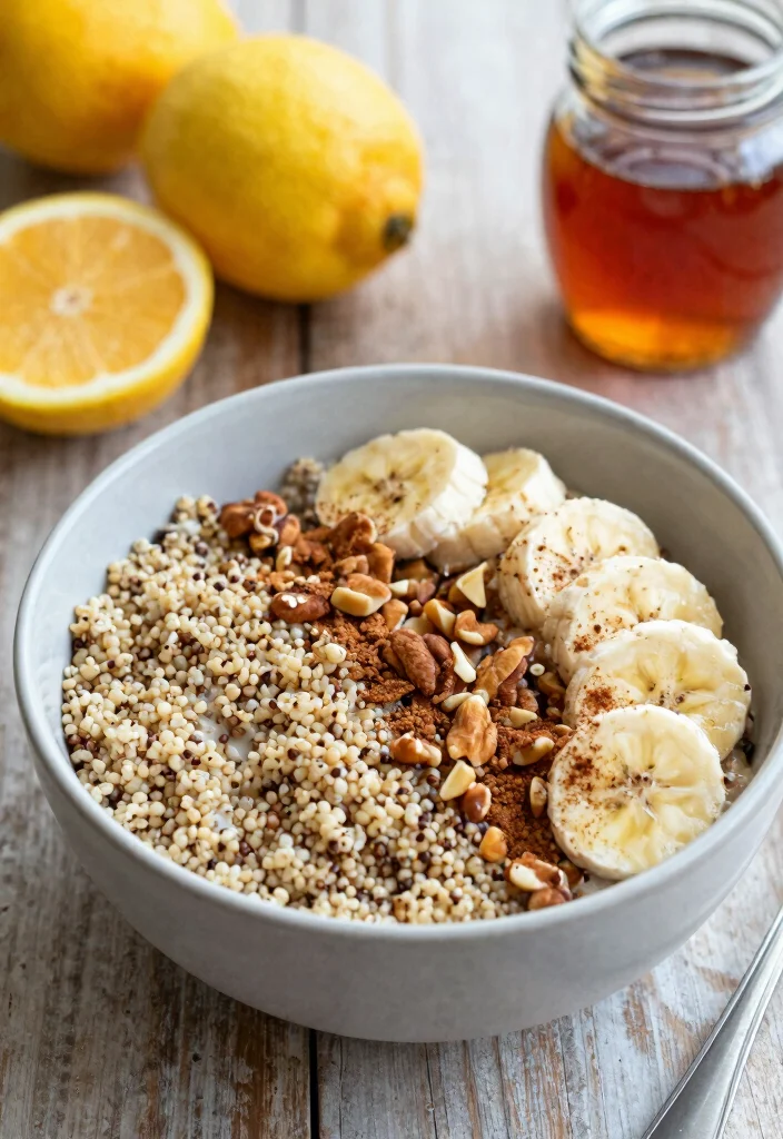12 Healthy Cinnamon Recipes for Warm Naturally Sweet Flavor - 5. Cinnamon Quinoa Breakfast Bowl 1