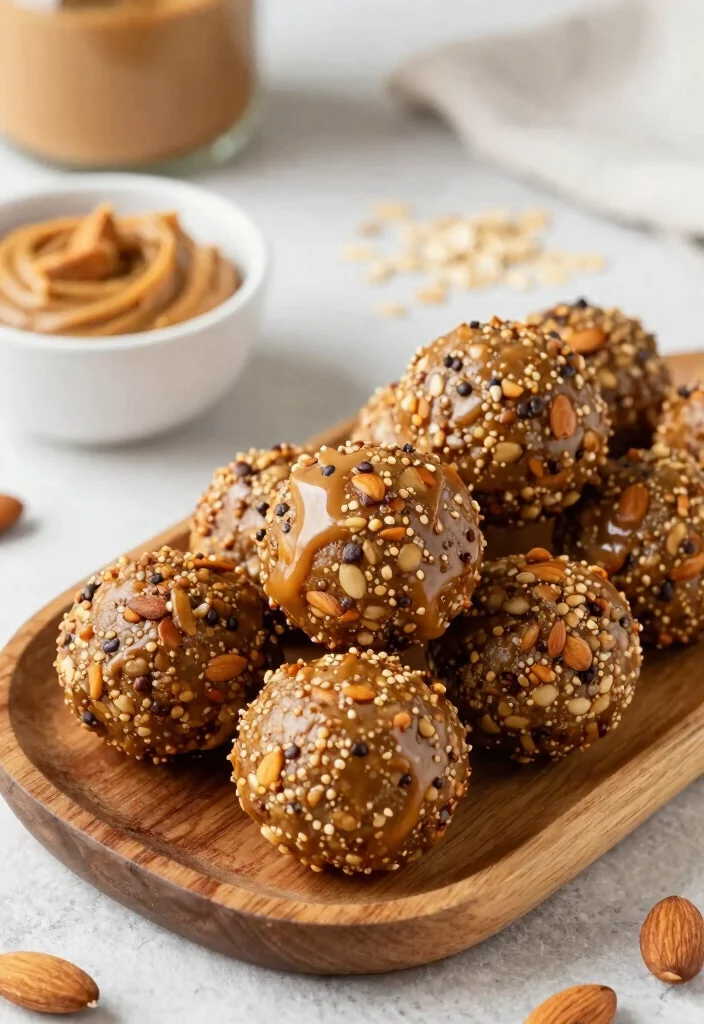 12 Healthy Cinnamon Recipes for Warm Naturally Sweet Flavor - 6. Cinnamon Almond Butter Energy Bites 1