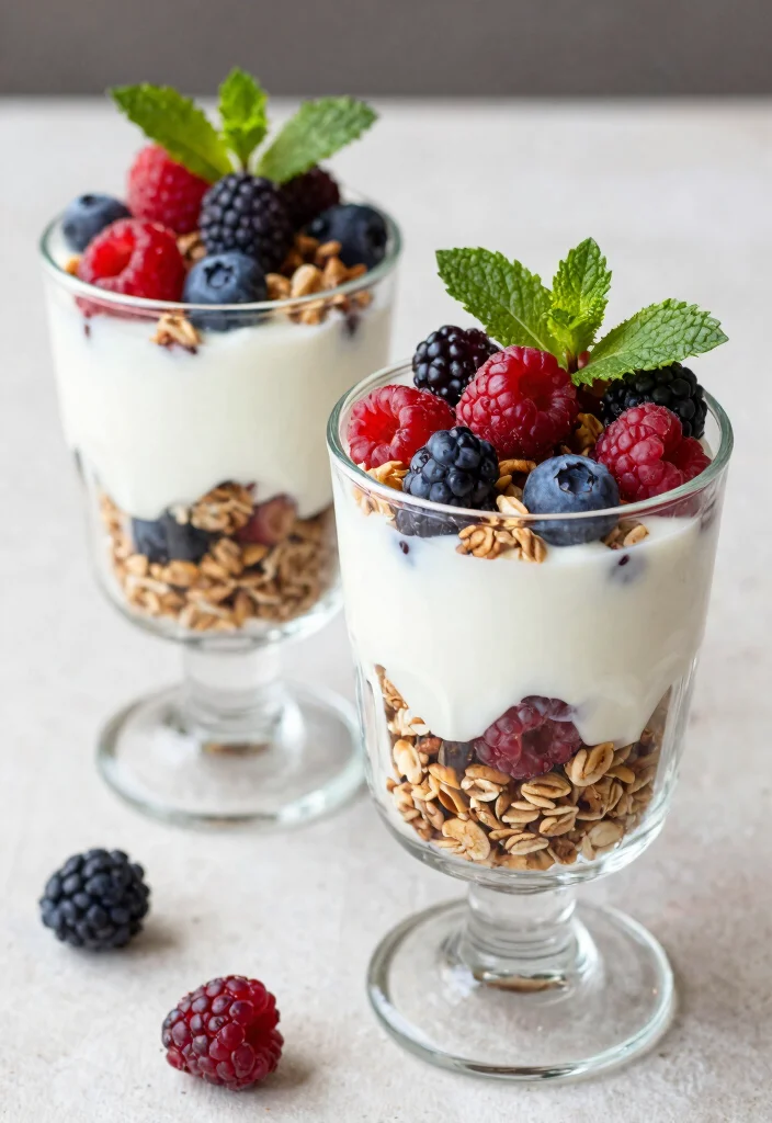 12 Healthy Cinnamon Recipes for Warm Naturally Sweet Flavor - 7. Cinnamon-Spiced Greek Yogurt Parfait 1