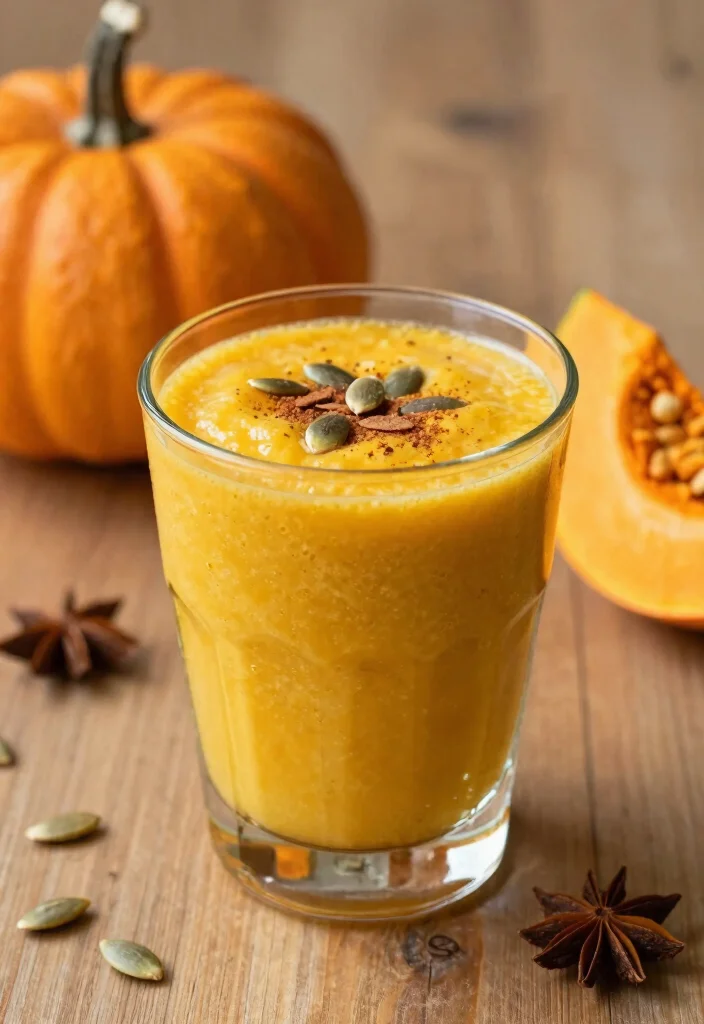 12 Healthy Cinnamon Recipes for Warm Naturally Sweet Flavor - 9. Cinnamon Pumpkin Smoothie 1