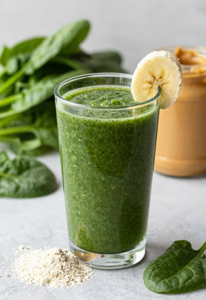 12 Healthy Frozen Fruit Smoothie Recipes for Quick Nutrition - 9. Energizing Green Protein Smoothie 1