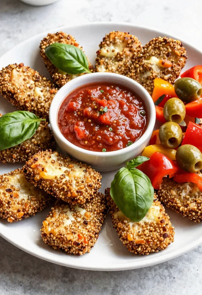 12 Healthy Junk Food Recipes with Better Ingredients - 4. Quinoa Pizza Bites 1