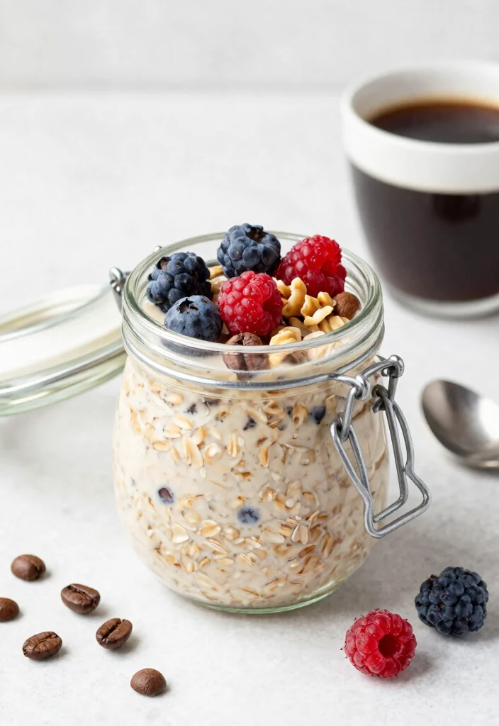 12 Healthy Starbucks Style Recipes Made Lighter at Home 111 12 Healthy Starbucks Style Recipes Made Lighter at Home - 11. Overnight Oats with Coffee 1
