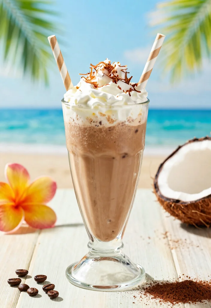 12 Healthy Starbucks Style Recipes Made Lighter at Home 12 12 Healthy Starbucks Style Recipes Made Lighter at Home - 2. Coconut Milk Mocha Frappuccino 1