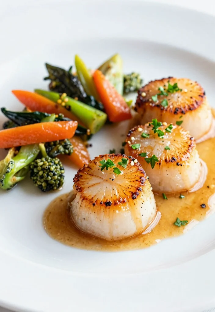 12 Pescatarian Dinner Recipes for Light Protein Meals 56 12 Pescatarian Dinner Recipes for Light Protein Meals - 6. Garlic Butter Scallops 1