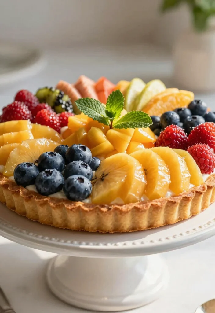 12 Rice Flour Dessert Recipes for Light Gluten Free Treats - 7. Rice Flour Fruit Tart 1