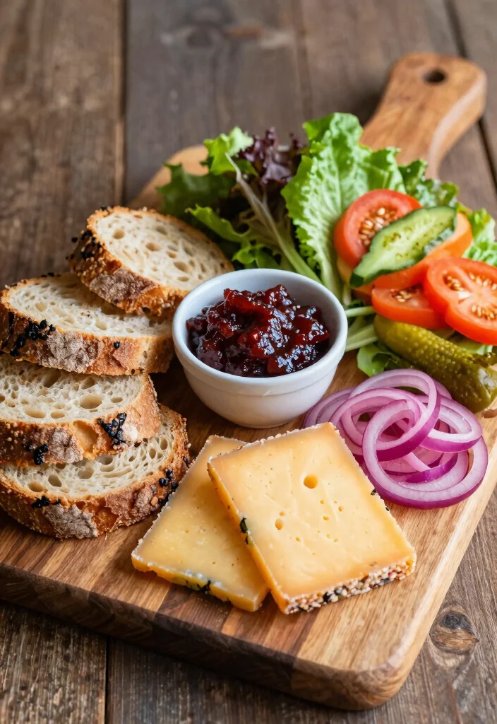 12 Vegan British Recipes with Classic Comfort Flavor - 10. Vegan Ploughman’s Lunch 1