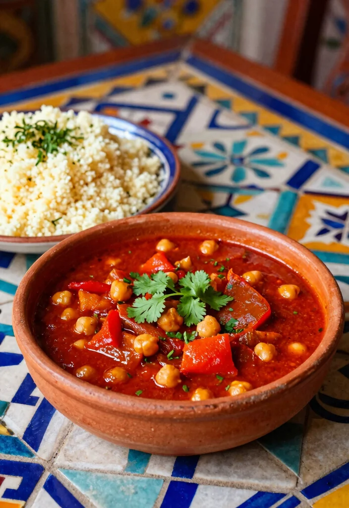 12 Vegan Chickpea Curry Recipes with Bold Spiced Flavor - 6. Moroccan Chickpea Stew 1