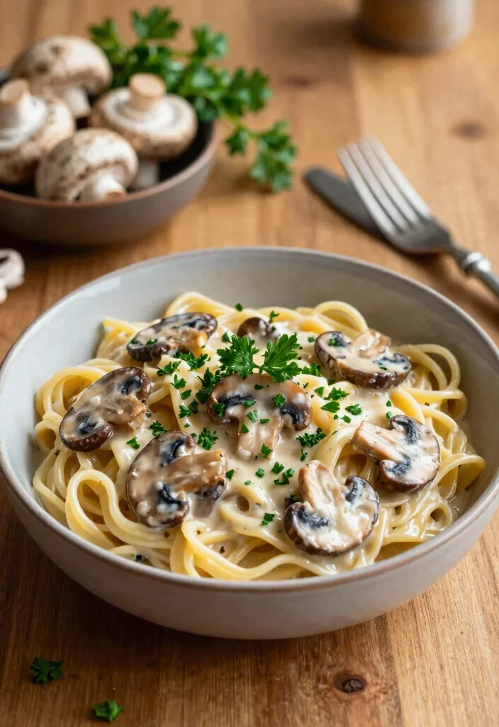 12 Vegan Creamy Pasta Recipes for Comforting Dairy Free Meals - 2. Creamy Vegan Mushroom Stroganoff 1
