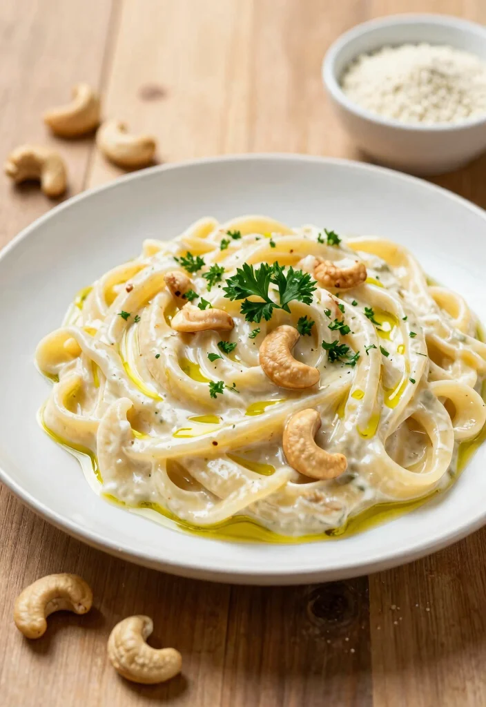 12 Vegan Creamy Pasta Recipes for Comforting Dairy Free Meals - 4. Creamy Cashew Alfredo 1