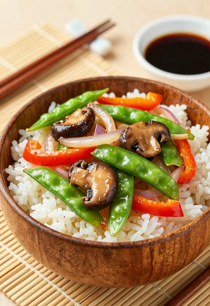 12 Vegan Onion Recipes for Simple Savory Dishes - 2. Onion and Mushroom Stir-Fry 1