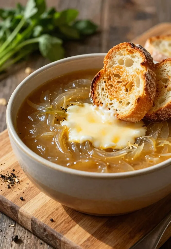 12 Vegan Onion Recipes for Simple Savory Dishes - 3. French Onion Soup 1