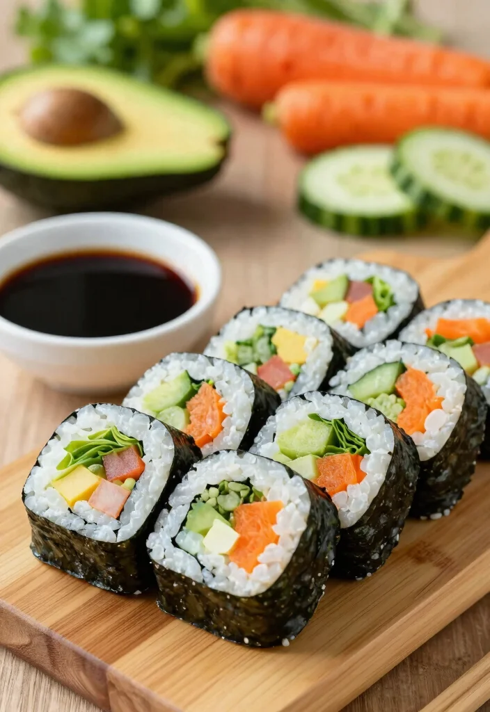 12 Vegan Recipes Kids Will Actually Enjoy - 10. Veggie Sushi Rolls 1