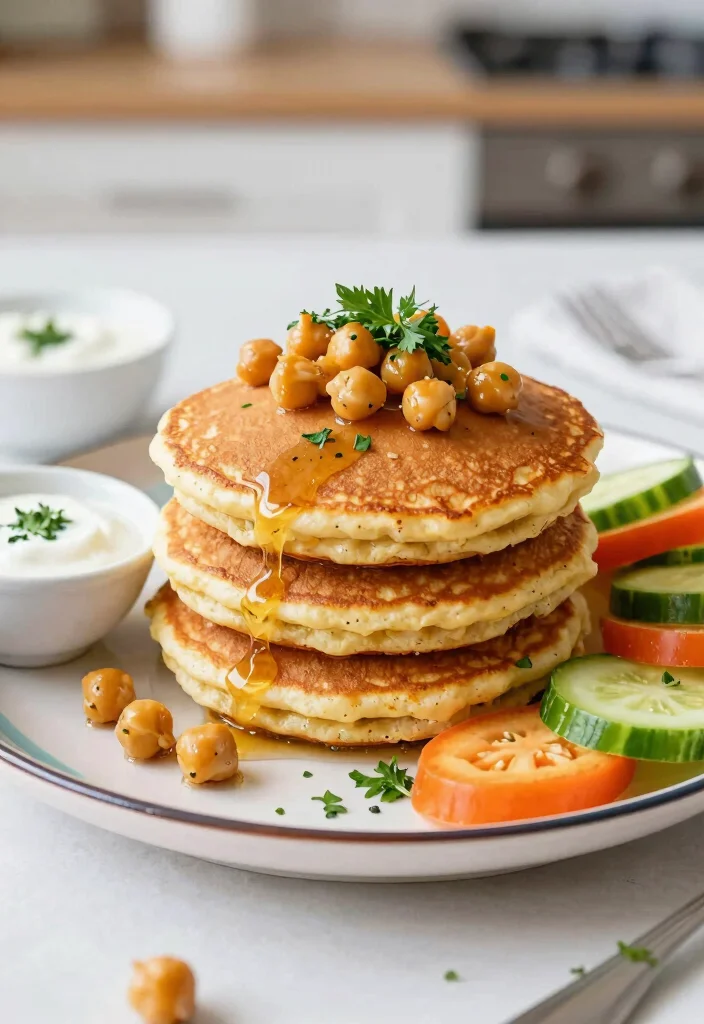 12 Vegan Recipes Kids Will Actually Enjoy - 12. Savory Chickpea Pancakes 1