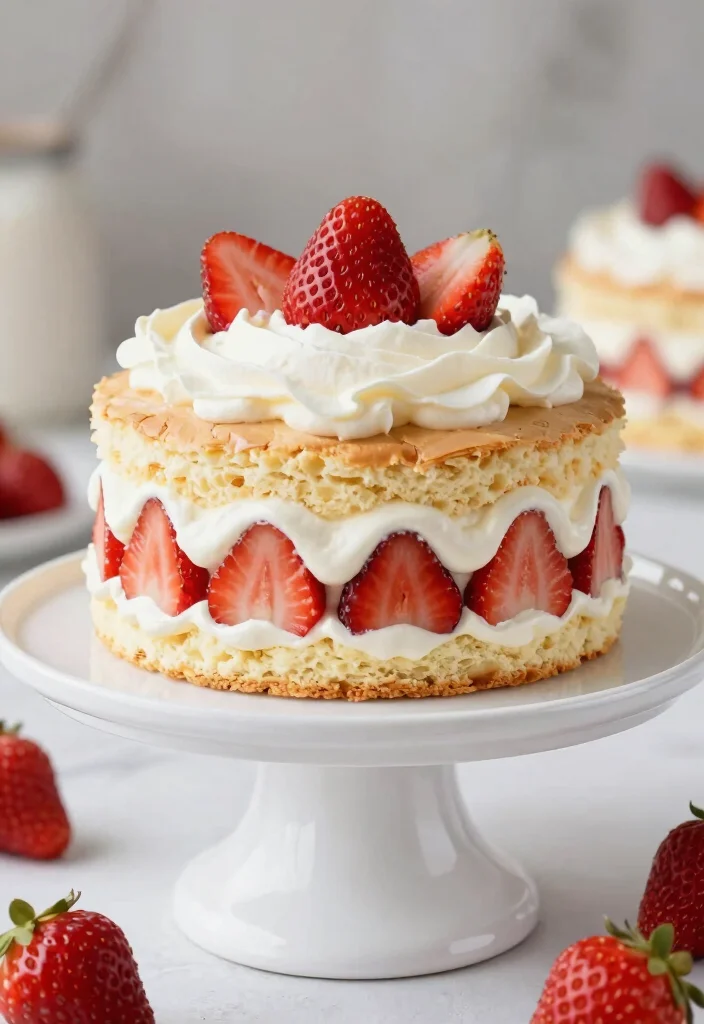 12 White Chocolate Dessert Recipes for Smooth Sweet Indulgence - 4. White Chocolate Strawberry Shortcake 1
